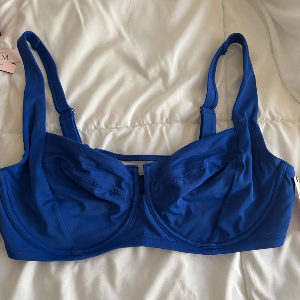 Victoria's Secret Blue Bikini Top 40DD